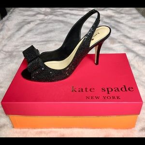 Kate Spade Sequined Black Sandal